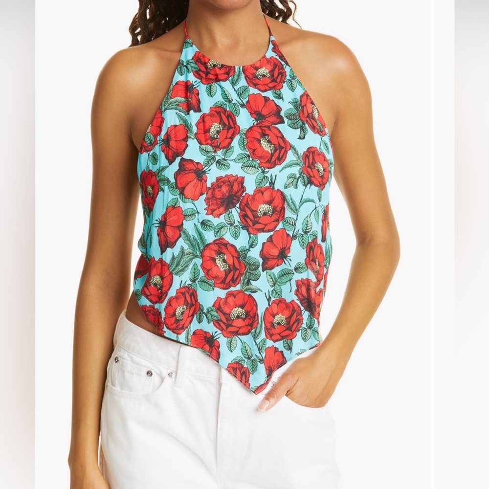 Alice + Olivia Frenchie Back Tie Halter
Top